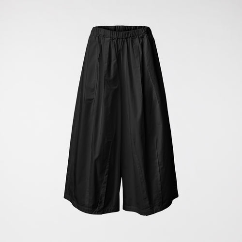 PANTALONI IN POPELINE DI COTONE CON PINCES
