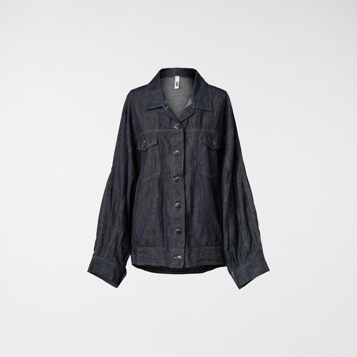 JEANSJACKE MIT FLEDERMAUSÄRMELN