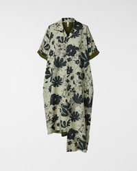 FLORAL ASYMMETRIC SHIRT