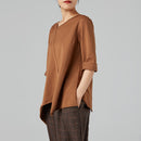 FELPA CON TAGLIO DIAGONALE