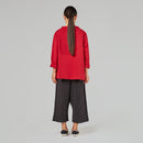 SWEATSHIRT WITH COLLAR IN SOFT COTTON