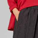 SWEATSHIRT WITH COLLAR IN SOFT COTTON