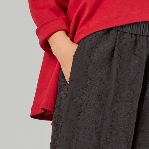 SWEATSHIRT WITH COLLAR IN SOFT COTTON