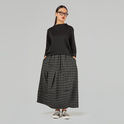 SWEATSHIRT WITH COLLAR IN SOFT COTTON