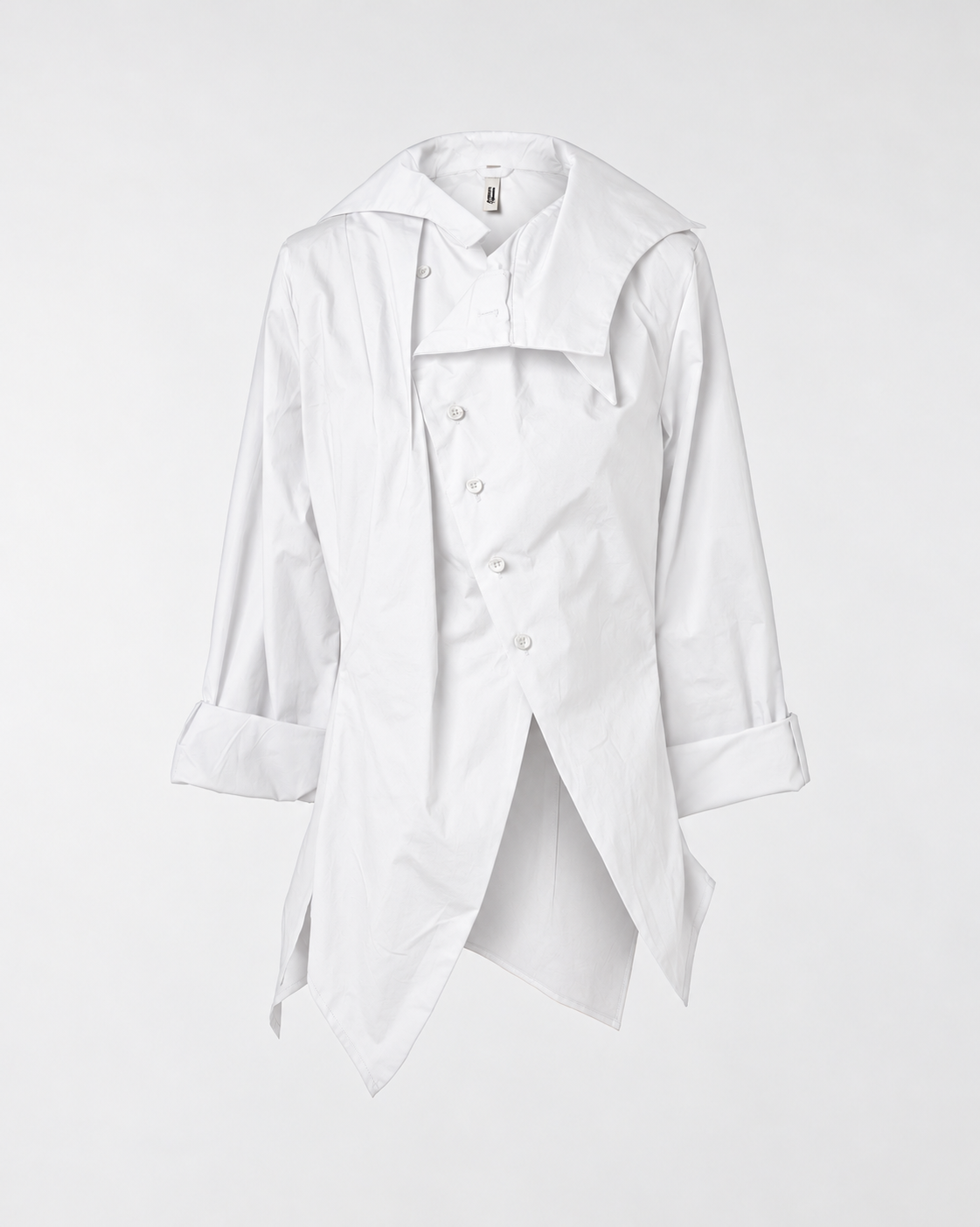VESTE/CHEMISE À COL ORIGAMI