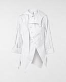 VESTE/CHEMISE À COL ORIGAMI