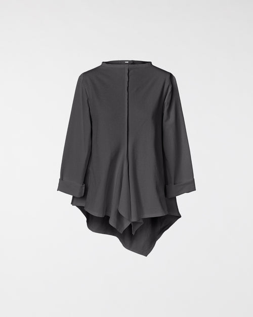 BLUSE AUS BAUMWOLLMISCHUNG
