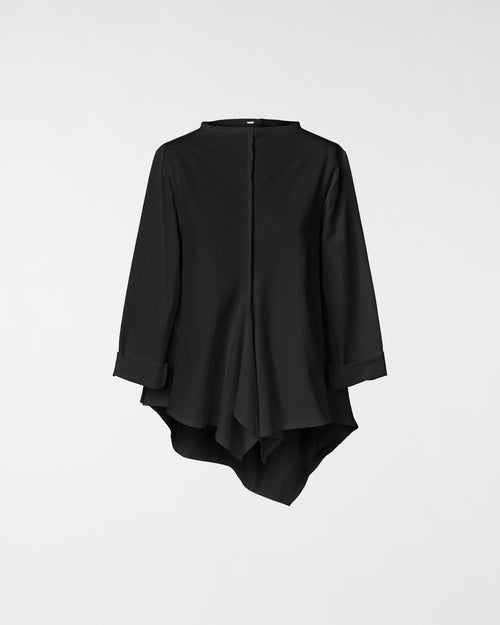 BLUSE AUS BAUMWOLLMISCHUNG