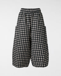 PANTALONI A QUADRI CON TASCHE LATERALI