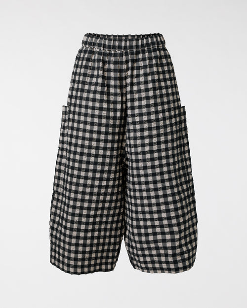PANTALONI A QUADRI CON TASCHE LATERALI