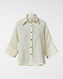 CHEMISE EN TISSU RAMIE' ET COTON