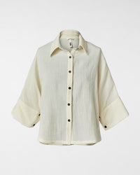 CHEMISE EN TISSU RAMIE' ET COTON