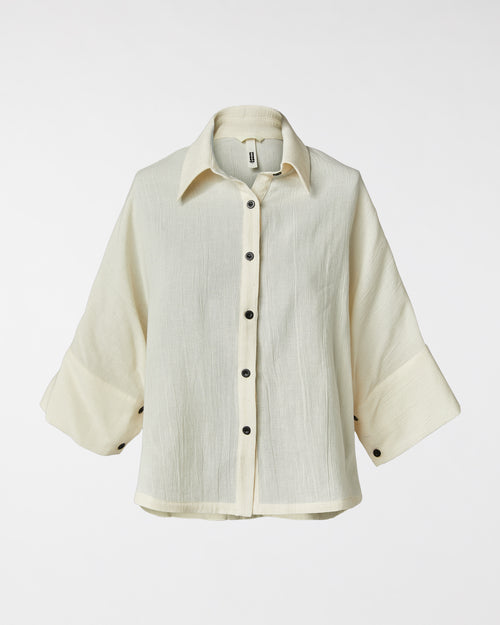 CHEMISE EN TISSU RAMIE' ET COTON