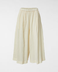TROUSERS IN RAMIE' AND COTTON FABRIC