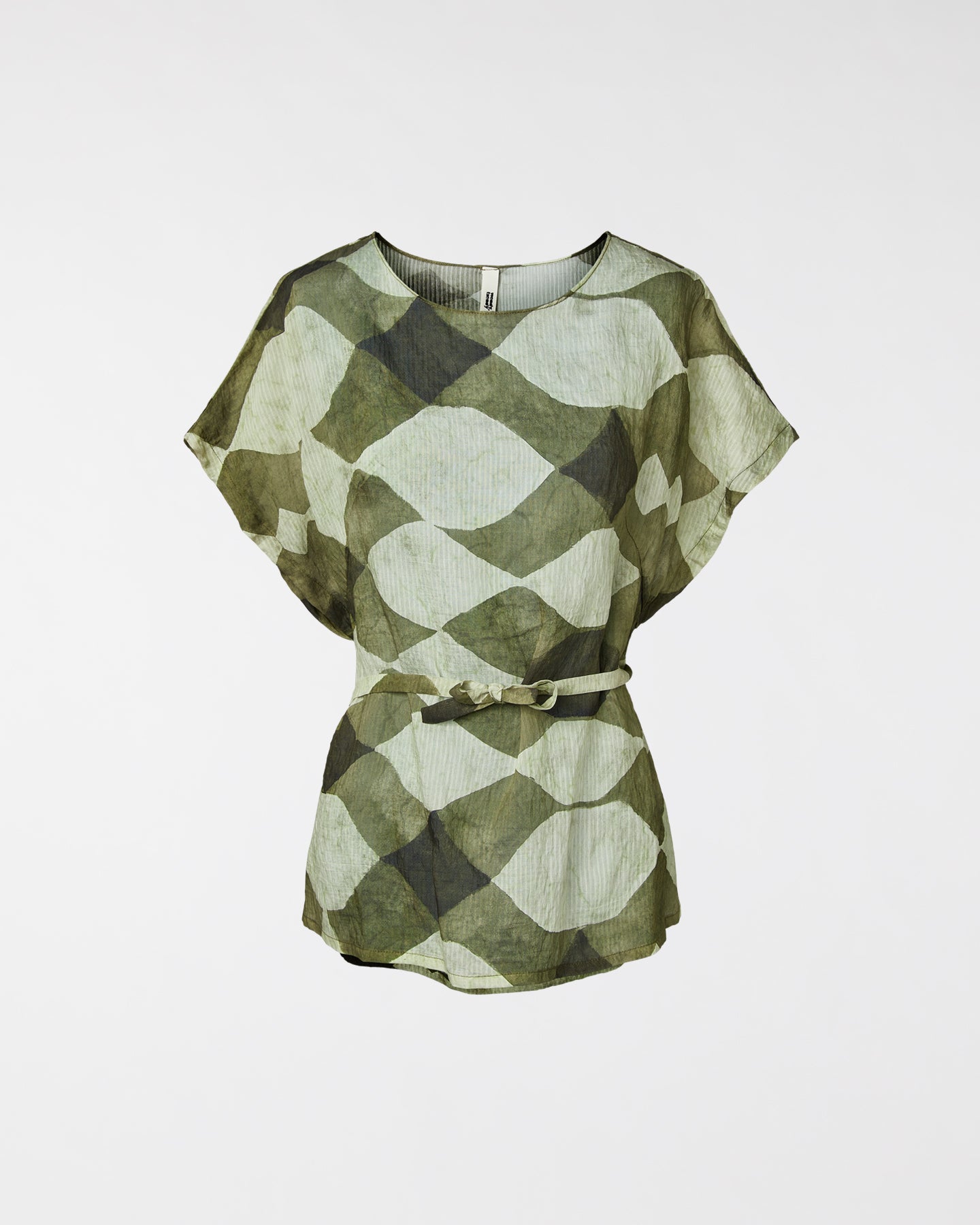 CAMISETA CON CIERRE GEOMÉTRICO PARA CARTERA