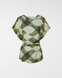 CAMISETA CON CIERRE GEOMÉTRICO PARA CARTERA