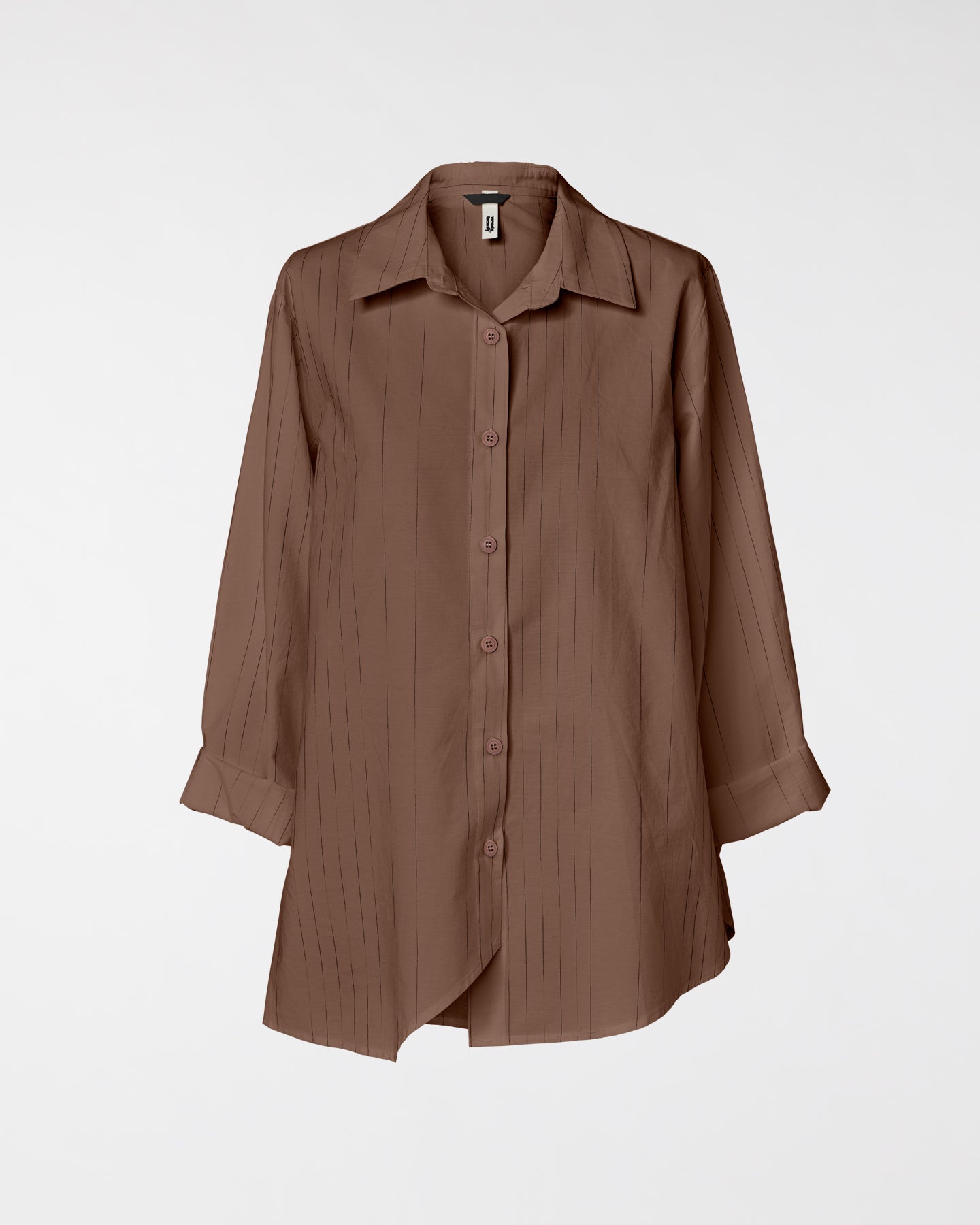 CHEMISE EN COTON AVEC TRAPPES
