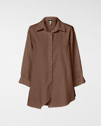 CHEMISE EN COTON AVEC TRAPPES