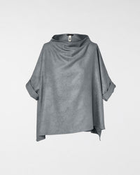 BLOUSE IN HERRINGBONE FABRIC