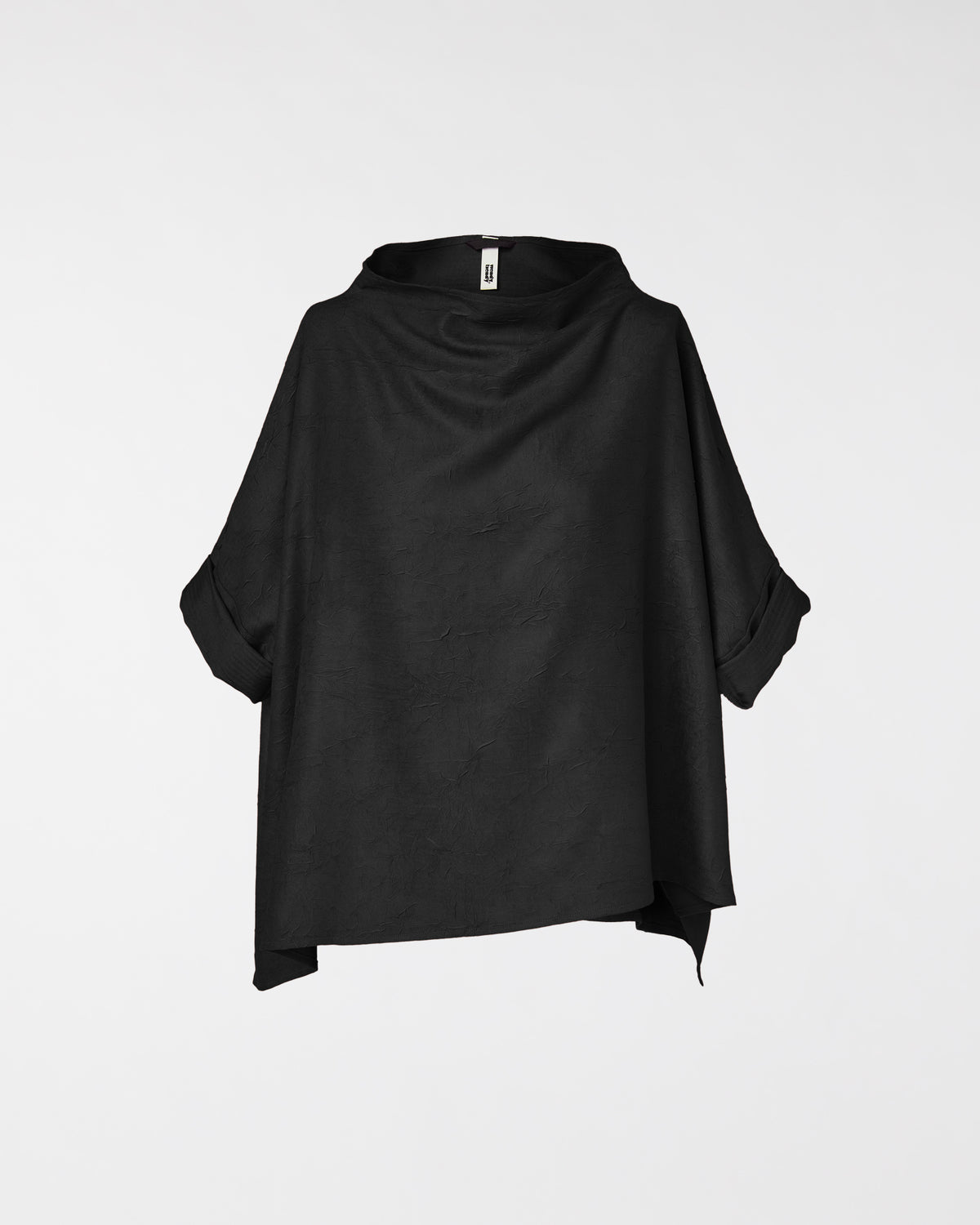 BLOUSE IN HERRINGBONE FABRIC