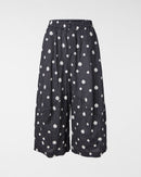 POLKA DOT EMBROIDERY TROUSERS