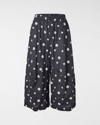POLKA DOT EMBROIDERY TROUSERS