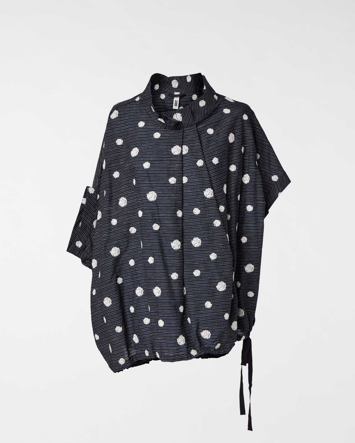 BLOUSE WITH POLKA DOTS EMBROIDERY