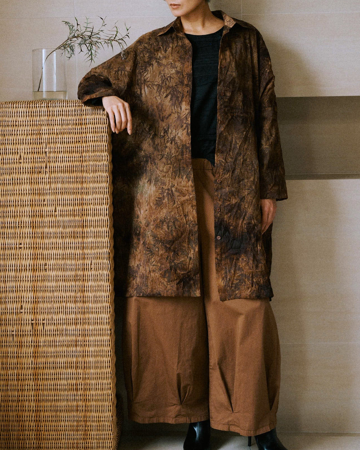 ESTAMPADO DE BAMBÚ CAMISA