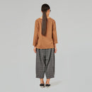 T-SHIRT WITH SEAMS IN COTTON JERSEY FABRIC