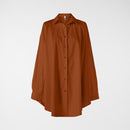 WIDE FLARED COTTON SHIRT