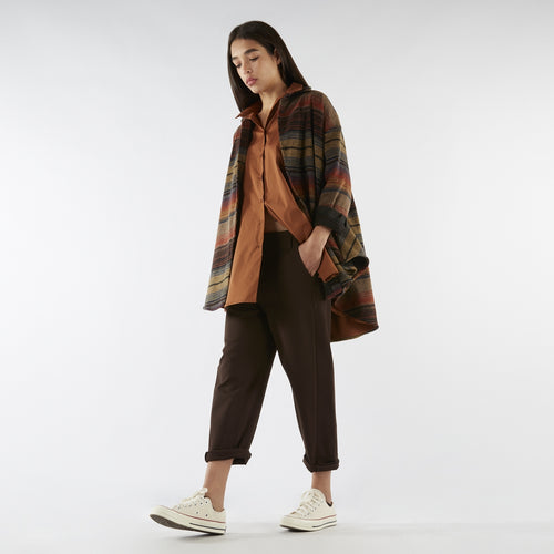 WIDE FLARED COTTON SHIRT