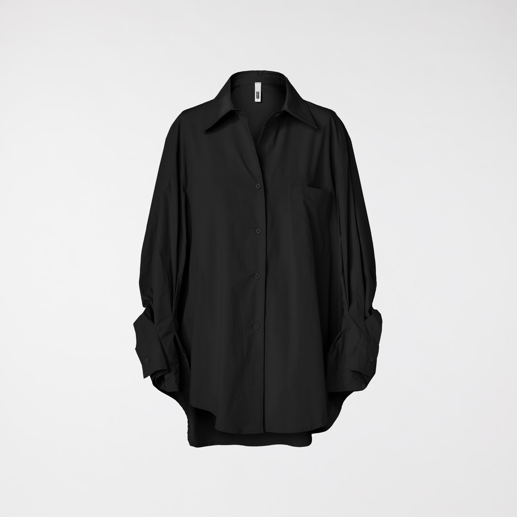 SHIRT WITH FOLDED DETAIL ON THE WRIST