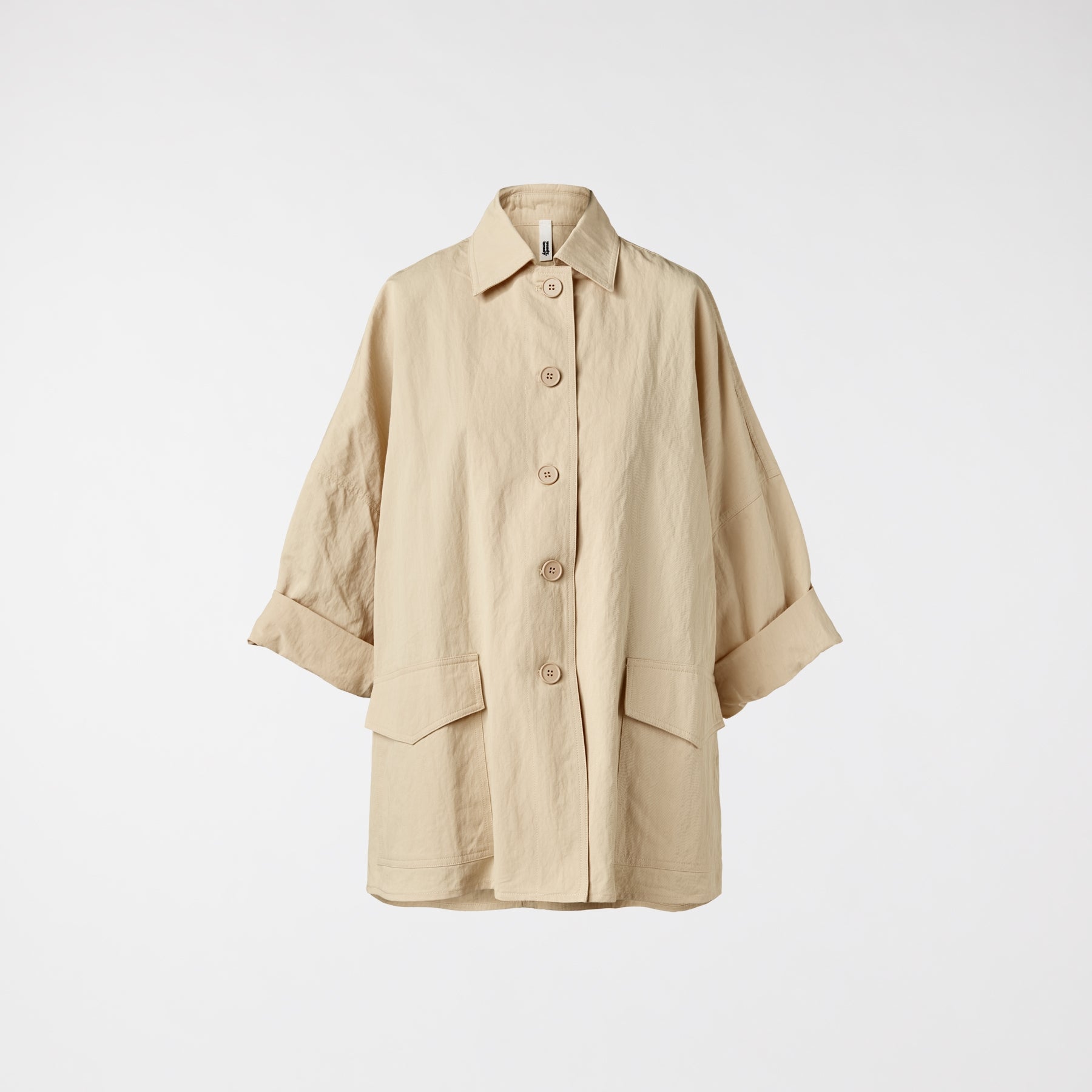CROPPED JACKET IN GABARDINE FABRIC – Wendy Trendy s.r.l.