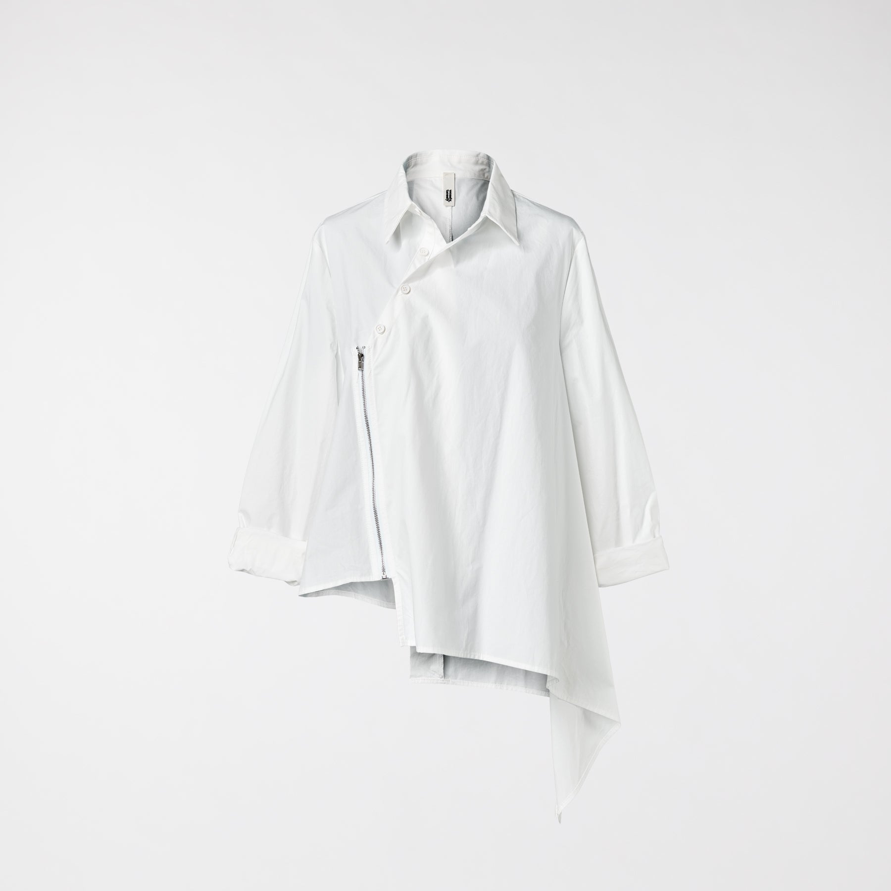 ASYMMETRIC SHIRT WITH ZIP – Wendy Trendy s.r.l.