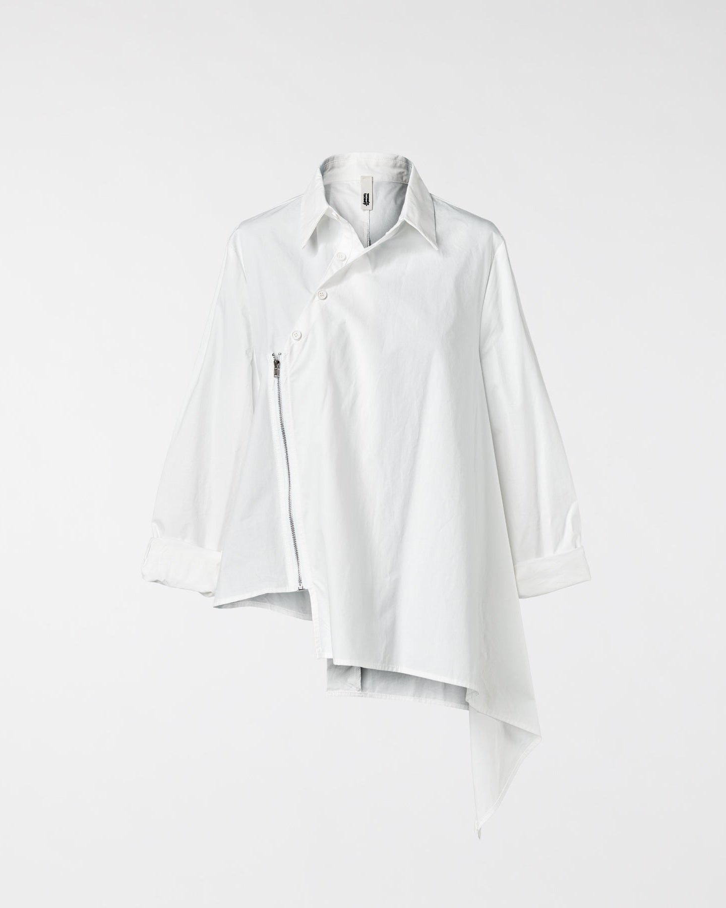 CAMICIA ASIMMETRICA CON ZIP