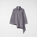 ASYMMETRIC SHIRT WITH ZIP