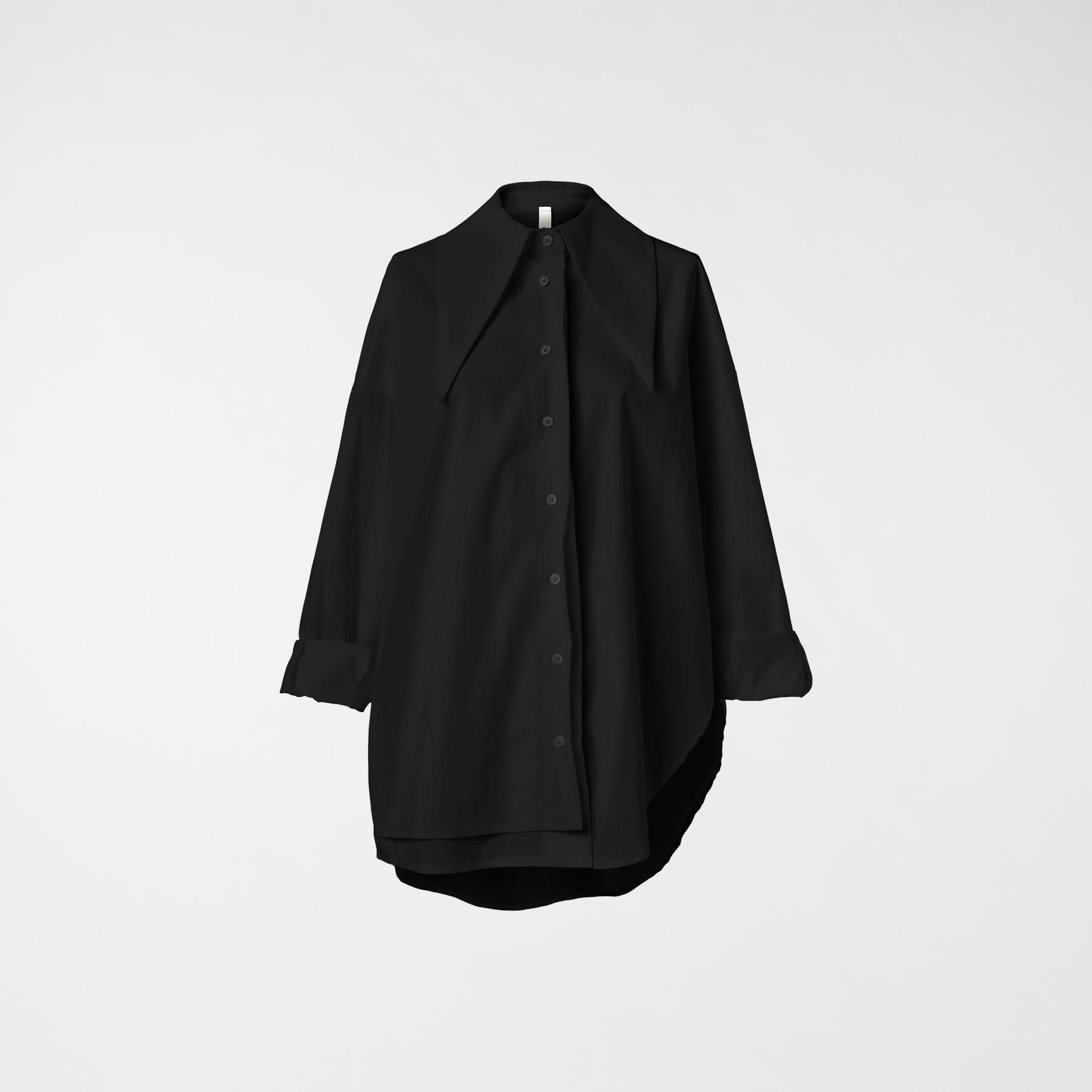 Camicetta in seta con colletto asimmetrico - Bianco - DONNA | H&M IT