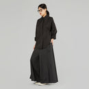 SHIRT WITH POINTED COLLAR