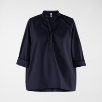 PUNTO MILANO FABRIC T-SHIRT WITH POLO NECK
