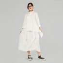 ASYMMETRIC SHIRT WITH ZIP