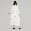 ASYMMETRIC SHIRT WITH ZIP