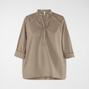 T-SHIRT IN TESSUTO PUNTO MILANO CON COLLO ALTO