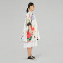 GIACCA KIMONO CON FIORI COLORATI