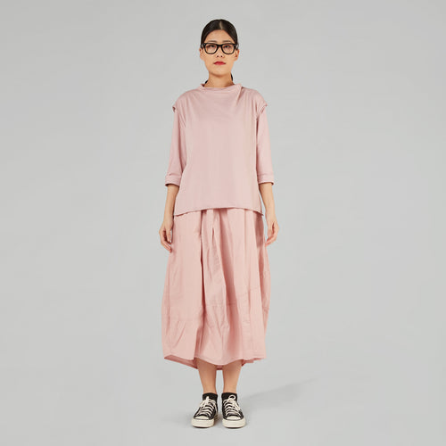 SLEEVELESS T-SHIRT IN JERSEY COTTON FABRIC