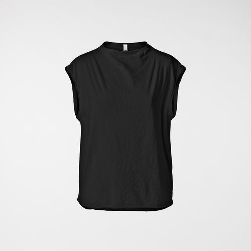SLEEVELESS T-SHIRT IN JERSEY COTTON FABRIC