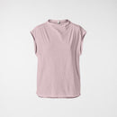 SLEEVELESS T-SHIRT IN JERSEY COTTON FABRIC