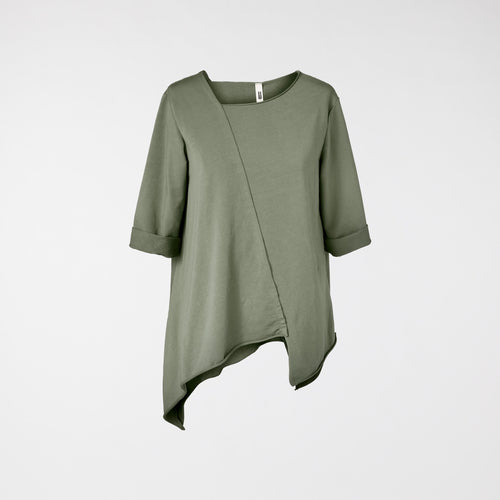 FELPA CON TAGLIO DIAGONALE