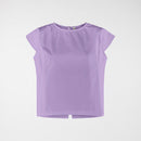 BLOUSE WITH TEARDROP CLOSURE ON THE BACK