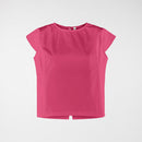 BLOUSE WITH TEARDROP CLOSURE ON THE BACK