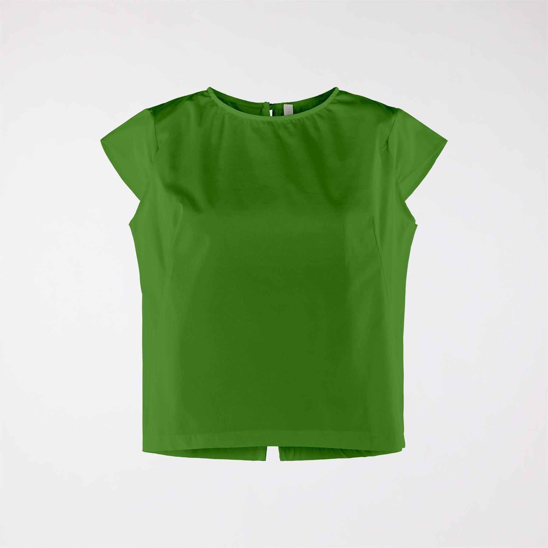 BLOUSE WITH TEARDROP CLOSURE ON THE BACK